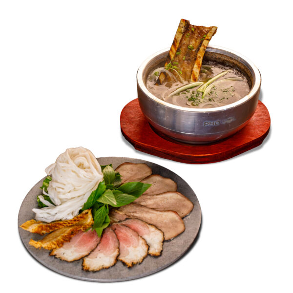 Phở thố đá hun khói