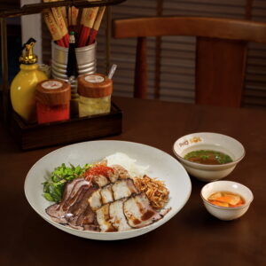 Mixed Dry Pho with Smoked Beef-Tounge, Smoked Brisket, Tendon beef-ball & Tendon